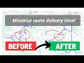 Route Optimization Before After Save 28 Min on Every Delivery Route on Google Maps it s FREE