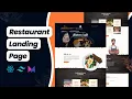 Build A Restaurant Website Using React JS Tailwind CSS And Framer Motion