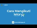 Lagu Cara Ikut Lelang pada lelang.go.id (Untuk Peserta Lelang)
