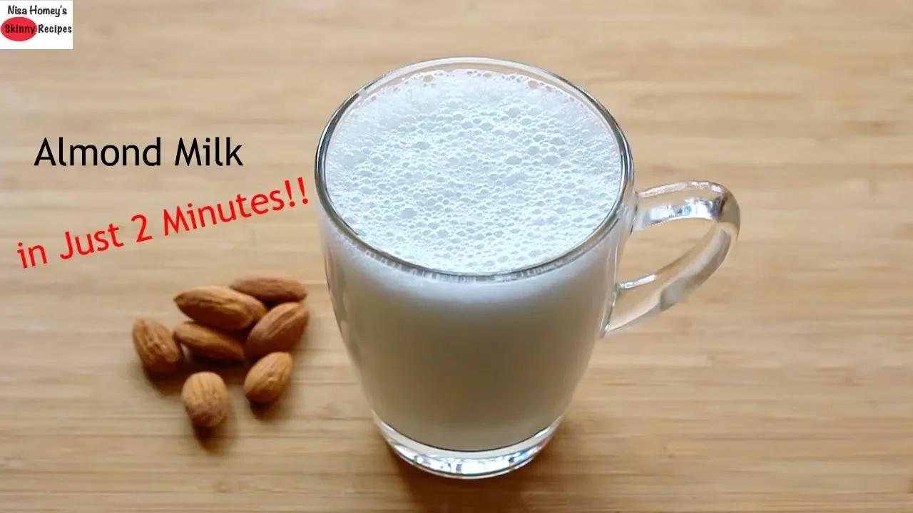 Almond Milk For Quick Weight Loss - How To Make Almond Milk At Home In 2 Minutes - Health Benefits