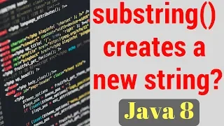 substring in java does substring always creates a new string java lang string