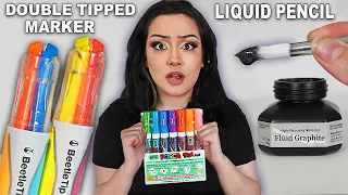 I Tested NEWLY Invented Art Supplies...