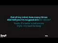 Teddy Swims - Lose Control (Karaoke Piano)