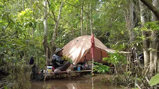 BERMALAM DI ATAS AIR RAWA DAN HANTAMAN TAJUR OLEH BIG FISH PREDATOR HARI KEDUA
