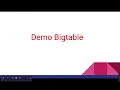 Cloud Bigtable Demo Part 2 Google Cloud Platform for Beginners 2021