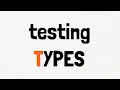 What Software testing types do you know