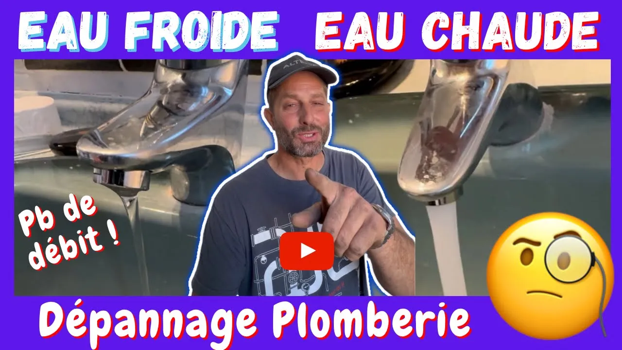 Débit d’eau faible sur un robinet : diagnostic