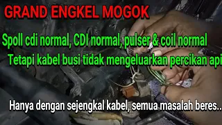 Download CARA MENGATASI  GRAND ENGKEL MOGOK, PENGAPIAN HILANG (SPOOL CDI,CDI,PULSER,COIL) NORMAL MP3