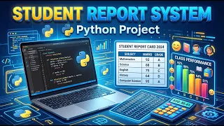 Student Report Card System in Python Complete Beginner Project with Grades Report Generation
