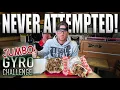 NEVER ATTEMPTED JUMBO GYRO CHALLENGE BIGGEST GYRO IN MICHIGAN