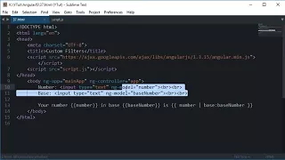 AngularJS Tutorial 37 Custom Filters