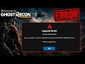 Ghost Recon Wildlands Launch Error Service Update Failed Fix Steam Ubisoft Connect