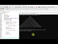C Program to display the pattern like pyramid using the alphabet