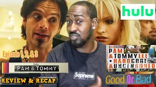 pam u0026 tommy season 1 episode 1 2 and 3 review and recap trash or worth watching