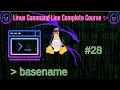 basename command explained Master Linux Command line