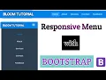 Responsive Navbar Bootstrap Navbar