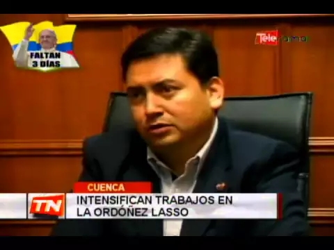 Intensifican trabajos en la Ordoñez Lasso