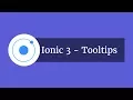 Ionic 3 - Tooltips Module