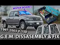 G E M Fuse Box Removal Disassembly Fix Water Leaking Inside Ford F-150 F-250 F-350