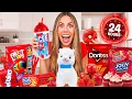 EATING ONLY RED FOODS FOR 24 HOURS