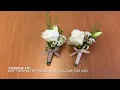 How to Make a Wedding Boutonniere Step-by-step DIY boutonniere tutorial