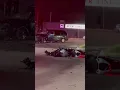 Serious motorcycle accident