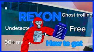 How to get the Rexon Free Mod Menu in Gorilla Tag UPDATED 2026