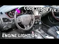 CODE U1504 ENGINE LIGHT ON FIX DODGE DART RAM PROMASTER CITY CHRYSLER 200 FIAT 500X TORO