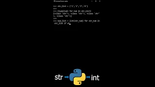 Convert Python Strings to Integers