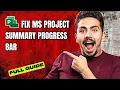 How to Fix Microsoft Project Summary Progress Bar 2026 Full Guide