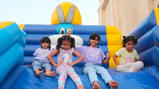 جوجو وسارة خربوا نطيطة لمار واختها توتو    دندنها
