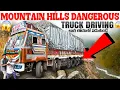Download Lagu Mountain hills risk truck driving 😱 లారీ లోయలో పడుతుండే