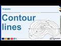 Contour Lines Slopes River Valleys Spurs