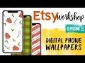 How to create downloadable digital wallpapers to sell online