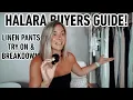 AFFORDABLE TRENDY LINEN PANTS Halara Haul