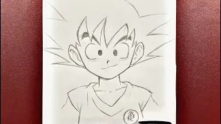 Download Anime drawing | how to draw kid goku step-by-step MP3