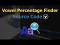 Vowel Percentage Finder in Python