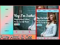 Full Responsive Website Part 2 Blog section Html Css