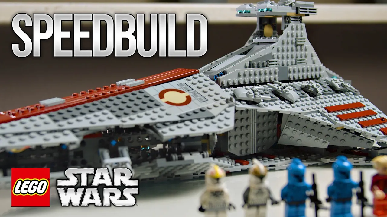 Lego MOC Star Wars UCS Venator Star Destroyer - 5414 pcs!!! - Lego Speed Build