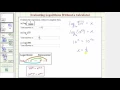 Ex Evaluate Logarithmic Expressions without a Calculator - Common Log