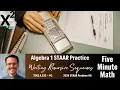 Algebra 1 STAAR Practice Writing Recursive Sequences A 12D -