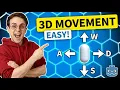 Godot 3D Third Person Controller - Walking Jumping Crouching