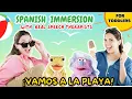 Vamos a la Playa Summertime Learn Opposites Body Parts Songs Spanish Immersion for Toddlers