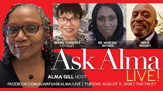 LIVE ASK ALMA TUES 8 11 26 7PM EST