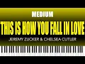 Download Lagu Jeremy Zucker \u0026 Chelsea Cutler – This Is How You Fall In Love | MEDIUM Piano Cover