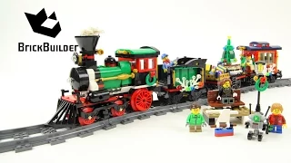 Lego 10254 Winter Holiday Train - Lego Speed Build