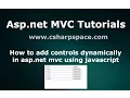 How to add controls dynamically in asp net c using javascript