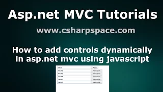 How to add controls dynamically in asp net c using javascript