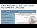 Is java 8 trying to be a functional language