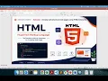 Creating an HTML Web Page with Visual Studio Code HTML Basics Demonstration